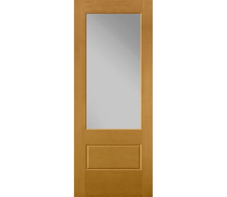 Evansville 3 Quaters Light Fiberglass Entry Door