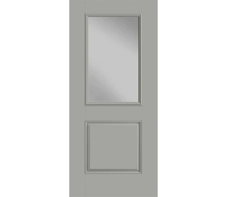 Evansville Half Light 1 Panel Fiberglass Entry Door