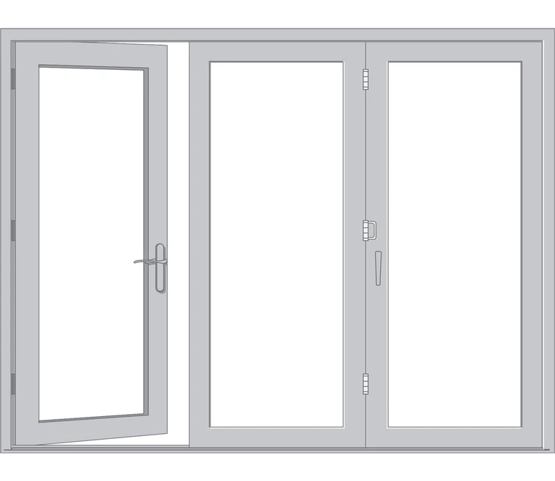 Evansville Pella Architect Reserve Series Contemporary Bifold Patio Door