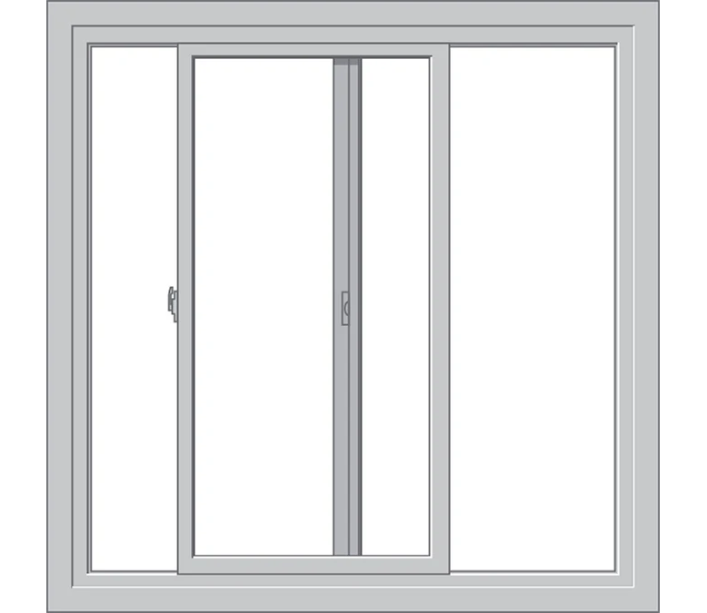 Evansville Pella Hurricane Shield Series Vinyl Sliding Window