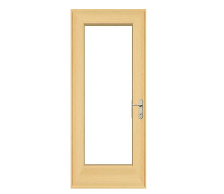 Evansville Pella Lifestyle Series Wood Hinged Patio Doors