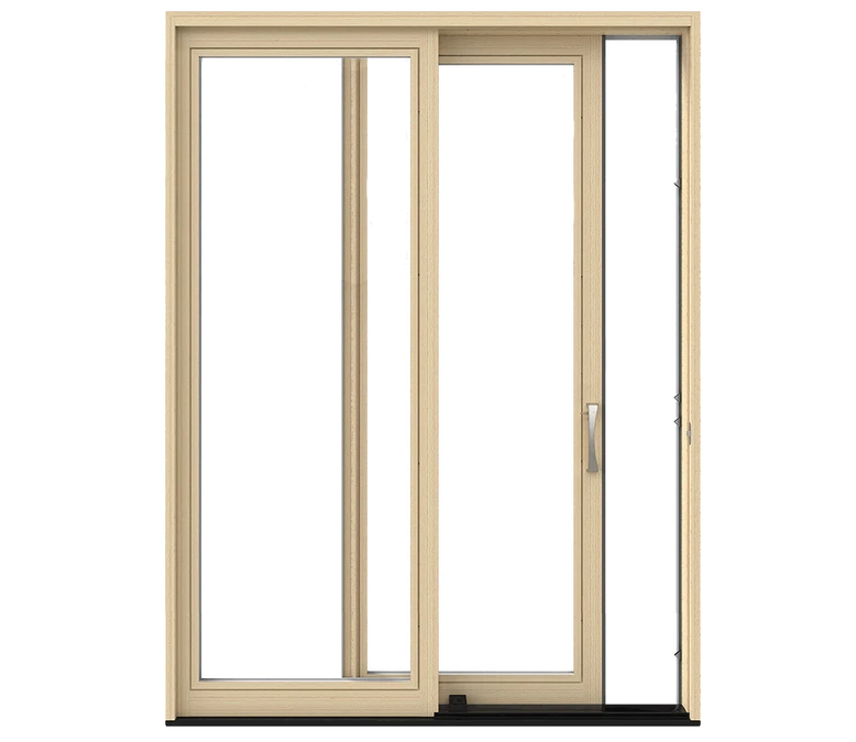 Evansville Pella Lifestyle Series Wood Sliding Patio Doors